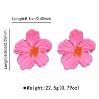 Feine Schmuck-Blumen-Ohrstecker, zartes Silbernadel-Design, elegantes Geschenk für Frauen, Creolen