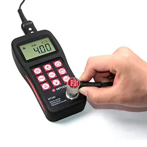 4.5 digits Ultrasonic Metal Plastic Ceramics Glass Thickness Gauge Meter Tester with Through Coating thickness measurement MT180