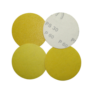 Золотые шлифовальные диски премиум-класса, 5 дюймов, золотые шлифовальные диски, 8 отверстий без пыли, крючок и петля, 10 каждого из зернистости (60, 80, 120, 220, 320) - Product Image 2