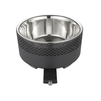 Barbecue à charbon de bois sans fumée portable gril à charbon de table gril à charbon de bois Style Lotus gril à ventilateur intégré