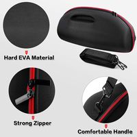 Étui de voyage rigide personnalisé pour jbl boombox 2 3 étui de haut-parleur eva vide à fermeture éclair pour haut-parleur Bluetooth portable