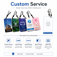 Porte-clés NFC numérique étanche 13,56 MHz en époxy, carte de visite professionnelle personnalisée, étiquette NFC en époxy, porte-clés RFID intelligent en époxy