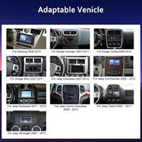 Lecteur MP5 pour voiture Podofo 7 pouces pour Chrysler/Dodge/Jeep Wrangler Cherokee Compass, CarPlay sans fil et Android Auto, fabricant OEM