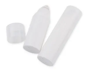 Da mực kem lotion Dispenser du lịch bán buôn chăm sóc da trống Trắng PP nhựa biểu tượng tùy chỉnh 50ml không có không khí bơm kem chai