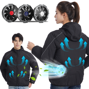 Aria condizionata vestiti fresco cappotto da lavoro vestiti con ventilatore corpo Outdoor gilet di raffreddamento per uomo donna - Product Image 1