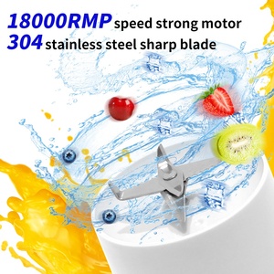 Turuncu sıkacağı meyve taşınabilir şişe elektrikli karıştırma fincan protein mikser elektrikli meyve sıkacağı bardağı blender - Product Image 2