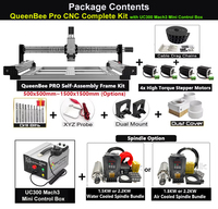 20% de réduction BulkMan3D 5050~1515 Tailles QueenBee Pro CNC Kit complet UC300 Mini Box Moteurs en boucle ouverte 2.45N.m Routeur à bois 4 axes