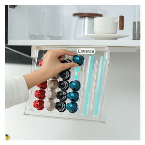 Support <span class=keywords><strong>mural</strong></span> pour le bureau Présentoir pour dosettes de café Cafissimo <span class=keywords><strong>Dolce</strong></span> <span class=keywords><strong>Gusto</strong></span> K Cup Nespresso Coffee <span class=keywords><strong>Capsule</strong></span> Holder Rack - Product Image 5