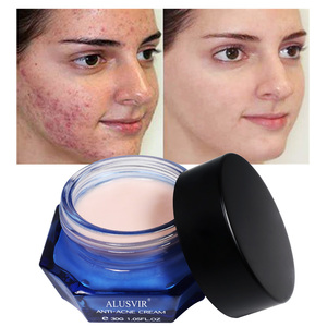 Crème Visage Lissante Marque Blanche à l'Arbre à Thé, Naturelle et Biologique, Anti-points Noirs et Boutons, Traitement Anti-Cicatrice d'Acné - Product Image 1