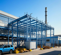 Kit de structure en acier pour bâtiment préfabriqué, atelier en structure métallique, hangar en acier