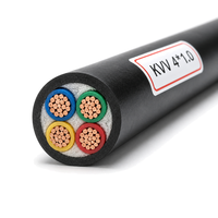 Câble de commande KVV 4*1mm à conducteur en cuivre, isolation PVC 450/750V, gaine personnalisée, fil électrique pour contrôle et surveillance d'instruments