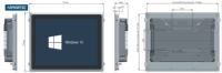 Komputer Panel Layar Sentuh Tanpa Kipas Industri Armortec 15.0 Inci Terintegrasi Prosesor Intel Generasi 6/7/11/12/13/14