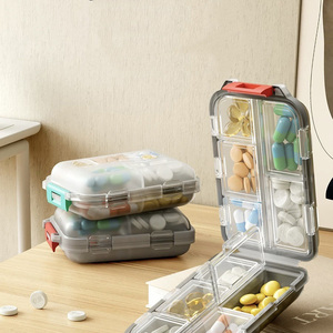 Organizador de Pastillas, Mini Caja de Almacenamiento de Tabletas, Estuche Portátil Pequeño para Pastillas, Contenedor para Viajes - Product Image 2
