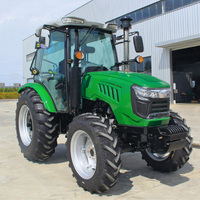 Traktor Roda 4 Penggerak 50 HP Multifungsi dengan Mesin Penggerak Gigi untuk Pertanian