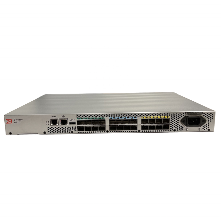 中古　Brocade G610 FCスイッチ(SFP+モジュール付き)#2 中古Brocade G610 FCスイッチ(SFP+モジュール付き)#2