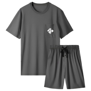 Summer <b>Men's</b> Lightweight Breathable Casual <b>Shorts</b> Set With <b>Short</b> Sleeve Two-piece Streetwear <b>Lounge</b> Wear <b>Men's</b> <b>Shorts</b> Sets - Product Image 1