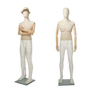 หุ่นจำลองผ้าสำหรับแม่ของผู้ชาย,หุ่นจำลองทำจากไม้แบบมีความยืดหยุ่นปรับแต่งได้ - Product Image 6