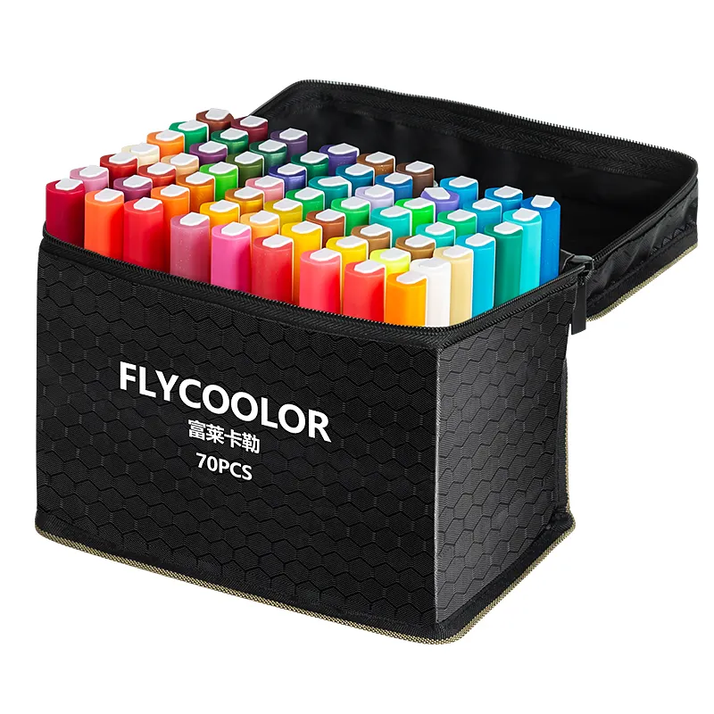 Superieure 70 Kleuren Acryl Verf Marker Pennen Water Gebaseerde Acryl Verf Pen Voor Rock Schilderen, Canvas, fotoalbum, Diy Craft