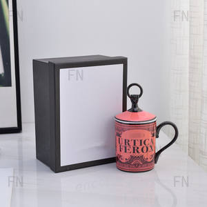 Tasse à café en céramique de haute qualité de la collection Leaves, avec sublimation, pour le bureau - Product Image 3