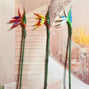 Petit paradis pour oiseaux <span class=keywords><strong>Strelitzia</strong></span> Reginae Arrangement de <span class=keywords><strong>fleurs</strong></span> artificielles <span class=keywords><strong>Fleurs</strong></span> décoratives en gros direct d'usine pour hôtels - Product Image 2