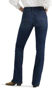 Jeans de Mezclilla para <span class=keywords><strong>Mujer</strong></span>, Ultra Cómodos, Transpirables, Flexibles, Corte Bootcut, Cintura Media, Ajuste Ajustado, Casuales, para Todas las Temporadas - Product Image 3