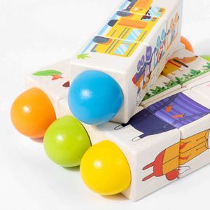 Juego de Rompecabezas de Madera con Animales, Frutas y Vehículos para el Aprendizaje Temprano de Niños y Niñas de 0 a 3 Años - Product Image 2