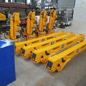 كاتو العلامة التجارية البحرية رافعة هيدروليكية 5 طن راديو التحكم عن بعد تلسكوبي بوم رفع شاحنة على متن الطائرة FPT لمعالجة البضائع بكفاءة - Product Image 6