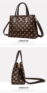 Venta Directa de Fábrica, Bolsos de Mano Retro de Lujo para Mujer, Gran Capacidad, Cuero PU, Bolso Tote Vintage, Bolso de Hombro para Compras - Product Image 4