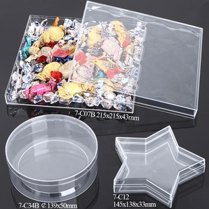 Sunshing hình chữ nhật vuông tráng miệng hộp rõ ràng kẹo nhựa thực phẩm Biscuit đóng gói Hộp Snack Tiramisu bánh ngọt Biscuit hộp - Product Image 3