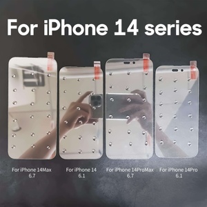 Protection d'écran en verre trempé de haute qualité ND 2.5D HD transparente, lot de 3, impression soyeuse, protection d'écran pour objectif d'appareil photo pour iPhone 15 14 - Product Image 3