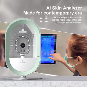 Digital 3D AI Intelligent Skin Analyzer Machine with Face Moisture & Oil Testing EU <b>Plug</b> Compatible - Product Image 5