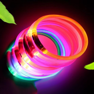 Collare per Animali Domestici in Silicone Ricaricabile con LED, Stile Fibra Ottica, Materiale PVC, Design Cinese, per Uso Notturno, Adatto a Tutte le Stagioni, Tema Halloween - Product Image 2