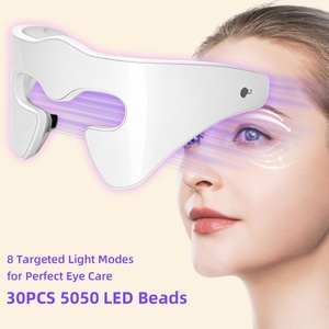 Microcurrent <b>Massager</b> Glasses Eye Lifting Massage Beauty Device Under Eye <b>Massager</b> for Eyes Bag Puffiness Remover with 9 Modes - Product Image 2