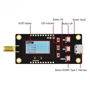 Kit de evaluación de prueba fuera de línea LORA ODM E22-400TBL-SC, transceptor RF para desarrollo secundario, largo alcance, 400MHz, pantalla OLED - Product Image 3