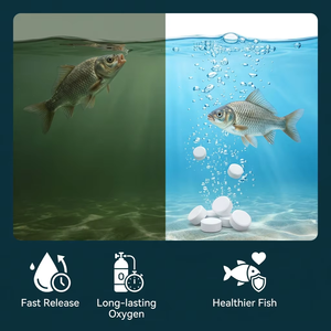Fabricante de Tabletas de Oxígeno de Alta Actividad <span class=keywords><strong>para</strong></span> Acuicultura, Oxigenación de Emergencia <span class=keywords><strong>para</strong></span> Estanques de Peces y Camarones, Optimización del Entorno de Cultivo - Product Image 3