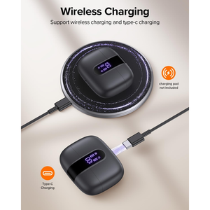 TWS Clip On Earbuds Với Sạc Trường Hợp, Hifi Stereo Bt Không Thấm Nước Trong Tai Tai Tai Nghe - Product Image 5