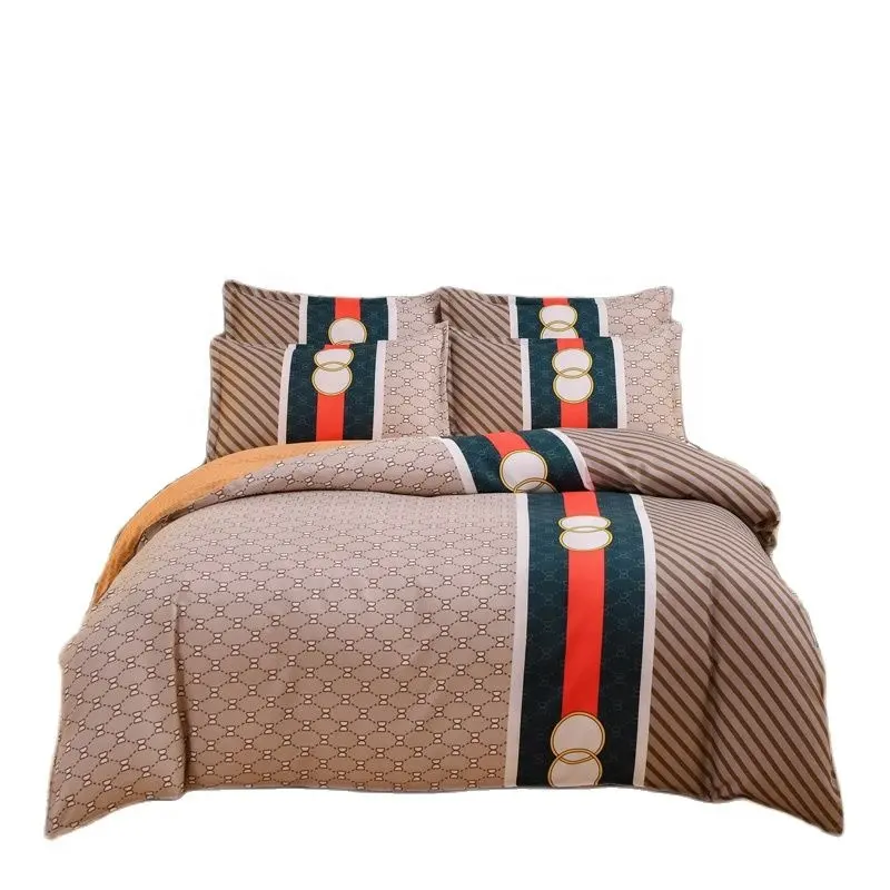 Brand Super King Size Bed Set Luxury Cotton Bedding Set