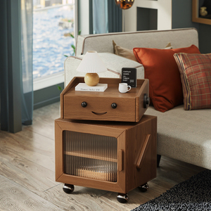 Thiết Kế Mới Hiện Đại Robot Phòng Khách Di Chuyển Bên Bàn Cà Phê Phòng Ngủ Bằng Gỗ Đầu Giường Cuối Bảng Với Ngăn Kéo Tủ Lưu Trữ - Product Image 1