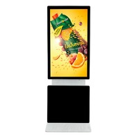 Kiosque d'affichage numérique rotatif commercial 43 49 55 pouces Écran LCD 4K Android pour centre commercial Aéroport et hall d'hôtel