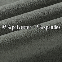 Vestes Polaire Unisexe avec Logo Personnalisé à Col Montant Manteaux Chauds avec Fermeture Éclair avec Poches pour l'Hiver Randonnée Décontracté