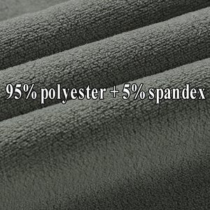 Vestes <span class=keywords><strong>Polaire</strong></span> Unisexe avec Logo Personnalisé à Col Montant Manteaux Chauds avec Fermeture Éclair avec Poches pour l'Hiver Randonnée Décontracté - Product Image 5