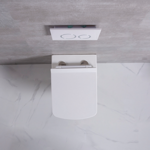 Cuarto de baño moderno, Wc <span class=keywords><strong>suspendido</strong></span>, artículos sanitarios de cerámica, trampa en P, <span class=keywords><strong>inodoro</strong></span> europeo para colgar en la pared, <span class=keywords><strong>inodoro</strong></span> colgante sin montura - Product Image 4