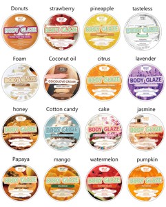 Gloss corporel au beurre de karité OEM |   Lotion corporelle blanchissante et anti-âge bio |   Crème pour le corps sans parabènes et sans cruauté animale - Product Image 6