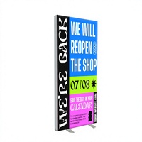 Boîte à lumière LED rectangulaire décorative sans cadre en aluminium SEG rétroéclairée pour la publicité avec un design durable et étanche