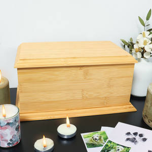 Groothandel <span class=keywords><strong>Custom</strong></span> Bamboe Huisdierherdenkingsdoos Doodskist En Urnen Doos Cinerary Kist Voor As Van Huisdieren - Product Image 2