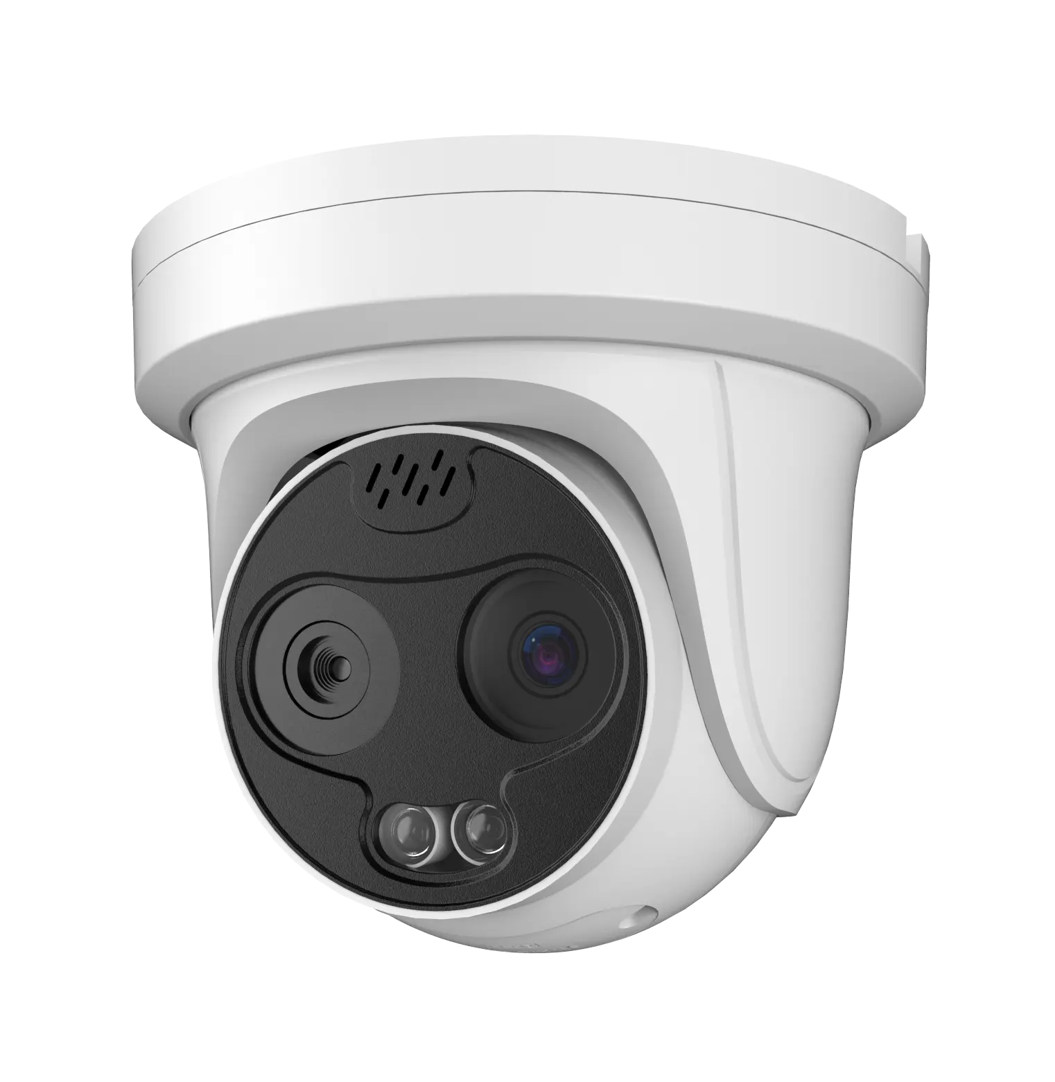 Fire smoke detection infrared thermal optical Bi-Spectrum eyeball camera human & vehicle detection thermal network turret camera