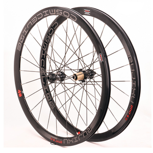 Jeu de roues RUJIUXU 700C à frein à disque, compatible Center Lock/6 boulons, <span class=keywords><strong>type</strong></span> de jante à tringle pour vélos de route et de montagne - Product Image 2