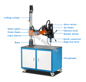 เครื่องต๊าปเกลียวไฟฟ้าแบบโปรโมชั่น พร้อมเซอร์โวมอเตอร์และชิ้นส่วนหลัก PLC ได้รับการรับรองมาตรฐาน CE สำหรับใช้งานในอุตสาหกรรม กำลังไฟ 800 วัตต์ รับประกัน 2 ปี - Product Image 3
