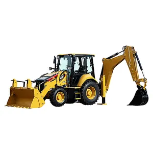 Backhoe Loader Chinese Top brand Small Wheel 4x4 Tractor Excavator Digger Backhoe Cheap Price 428 for hot sale