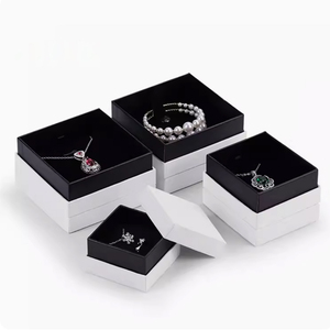 Ưa thích tái chế sinh thái thân thiện tùy chỉnh giấy trượt ngăn kéo hộp đồ trang sức cứng nhắc bao bì hộp đồ trang sức Hộp bao bì với xử lý - Product Image 2